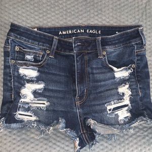 American Eagle mom short size 8 dark blue